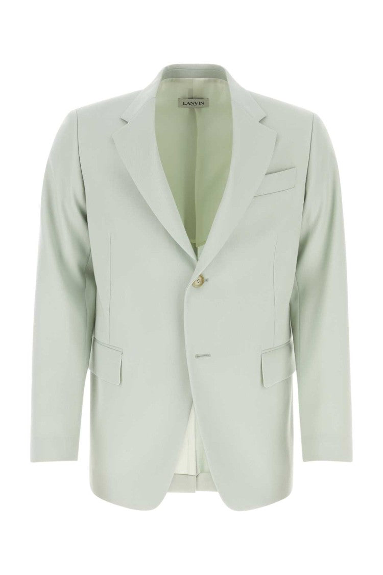 Lanvin Mint Green Wool Blazer