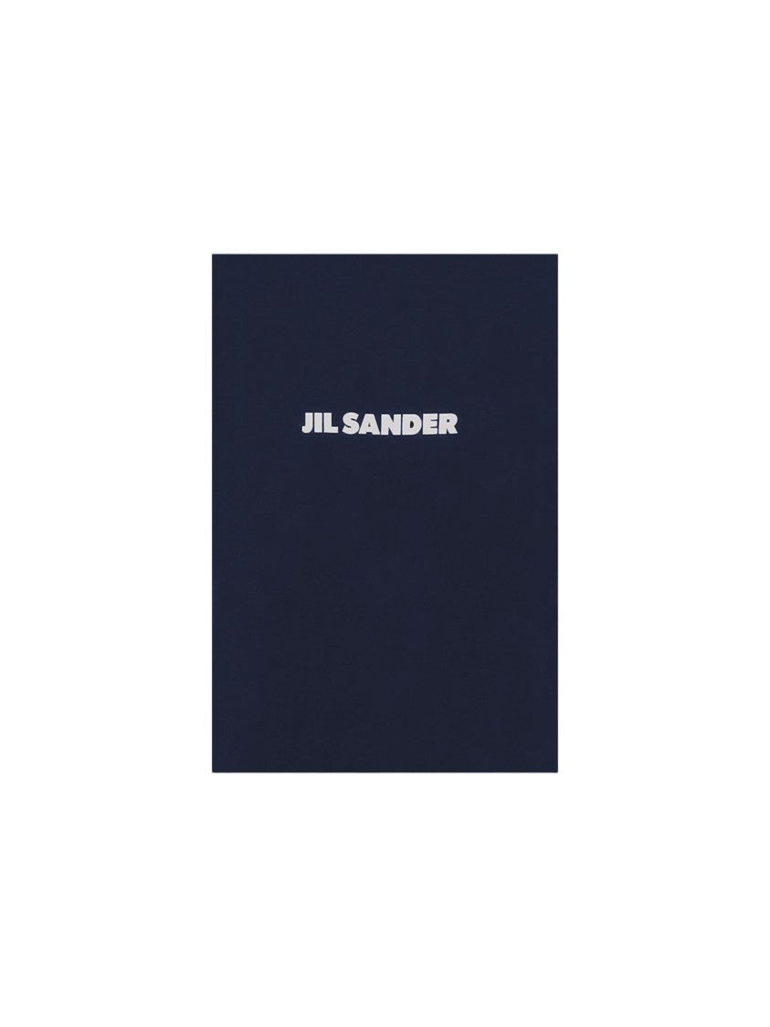 Jil Sander Navy Blue Cotton T-Shirt