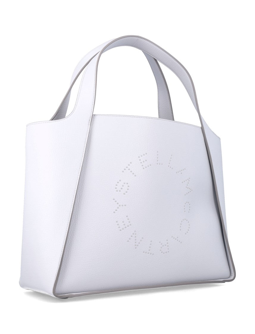 Stella Mccartney Stella Logo Grainy Vegan Leather Shopper