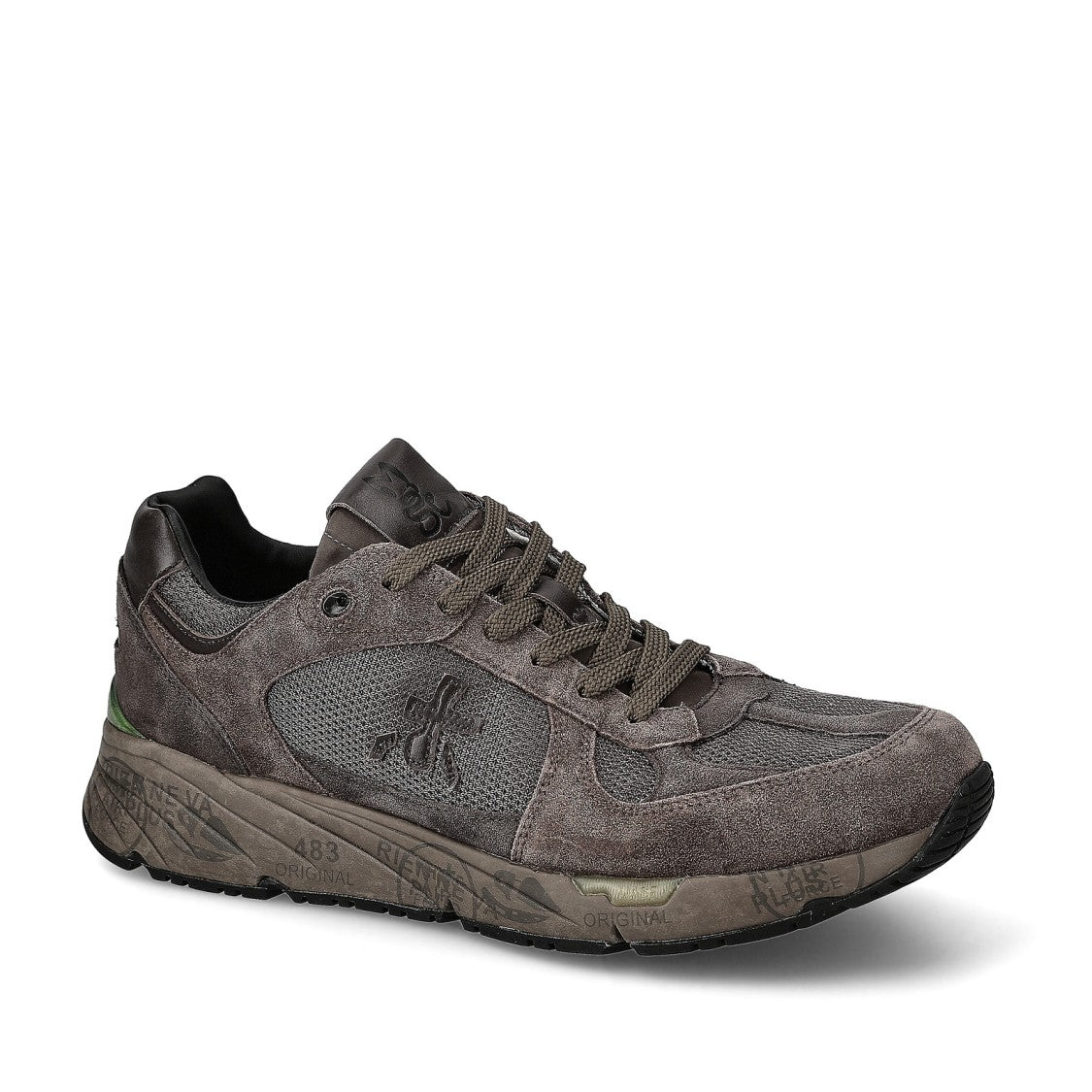 Premiata Mase Sneakers In Brown Suede