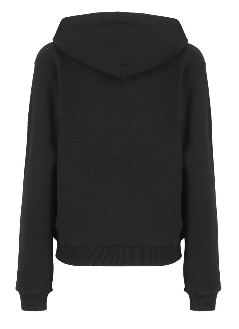 Polo Ralph Lauren Zip-Up Black Hoodie With Drawstring Hood