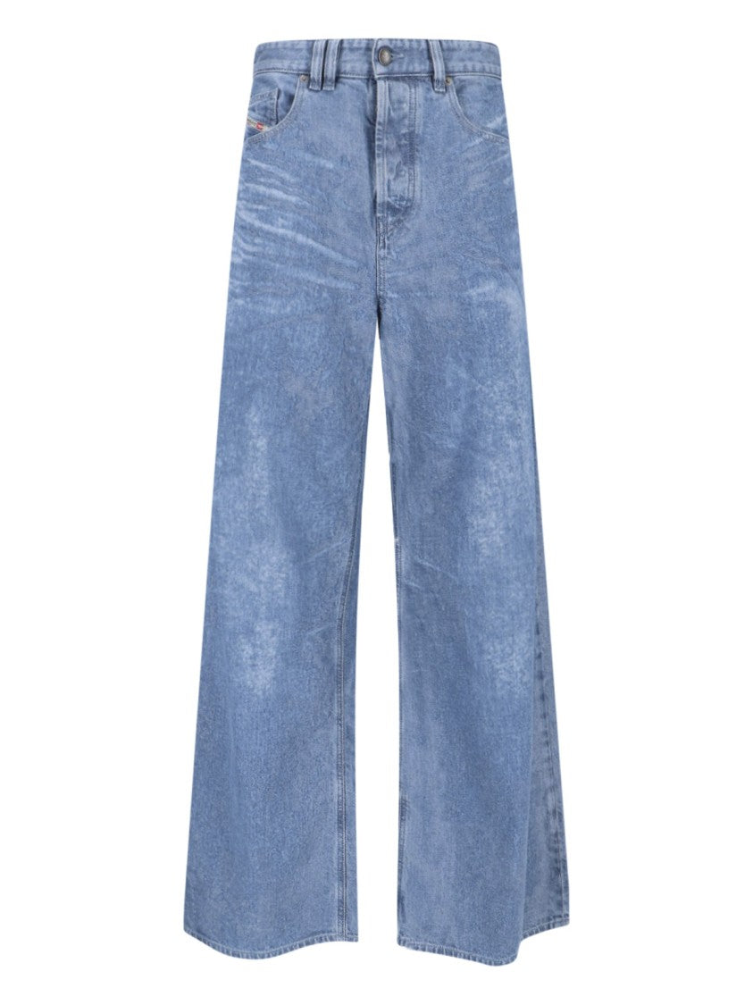 Diesel Blue 1996 D-Sire Wide-Leg Jeans