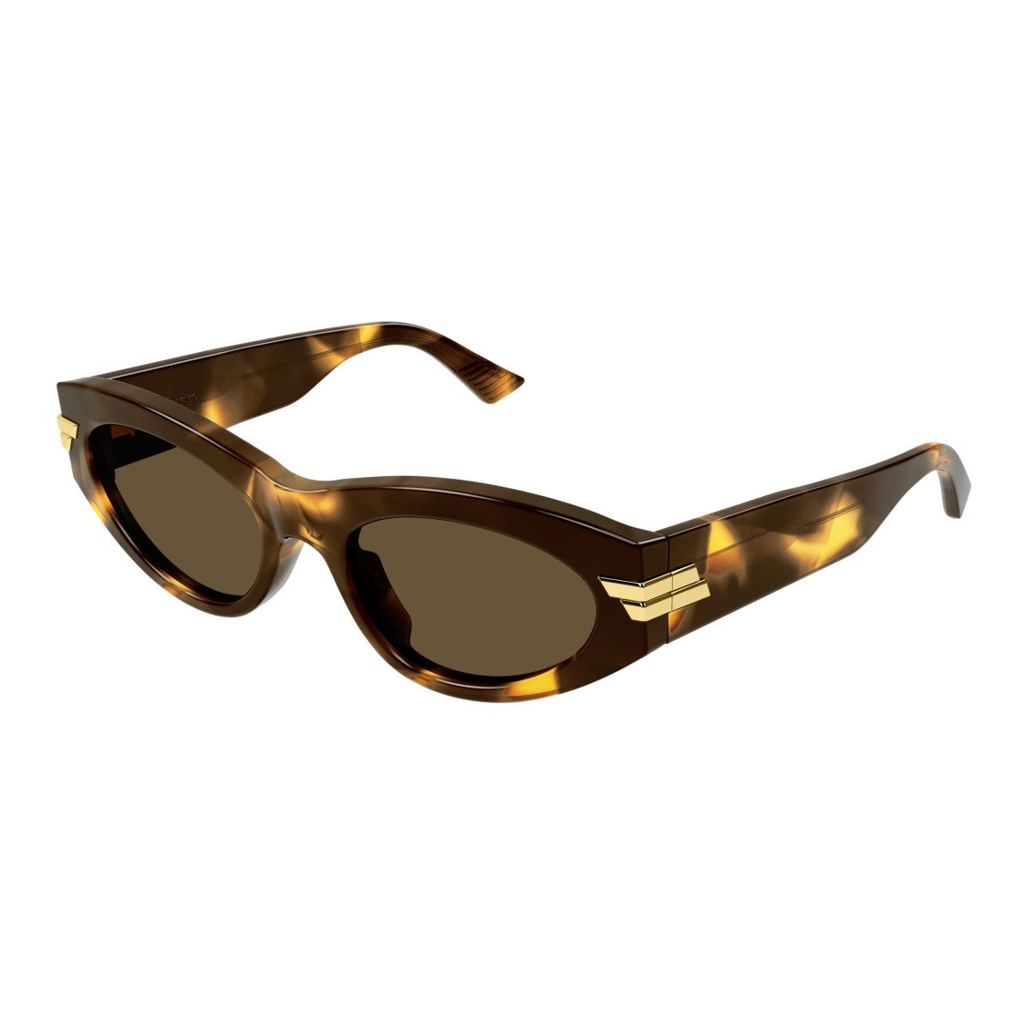 Bottega Veneta Bv1189s Tortoiseshell Cat-Eye Sunglasses