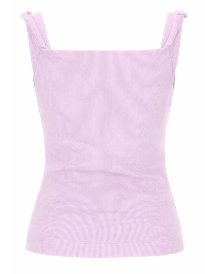 Vivienne Westwood Anna Cotton Ribbed Embroidered Tank Top