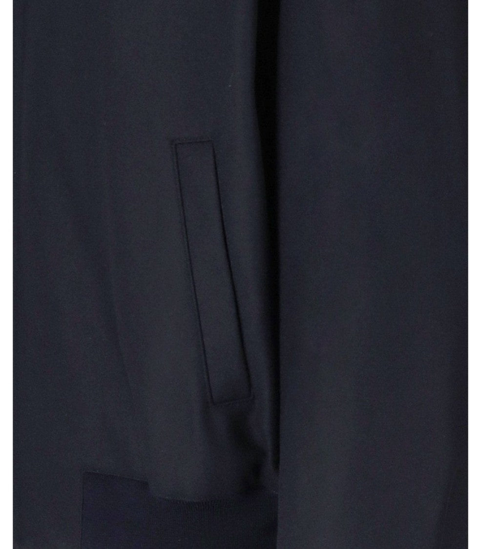 Baracuta G18 Melton Bomber Jacket With Iconic Tartan Lining