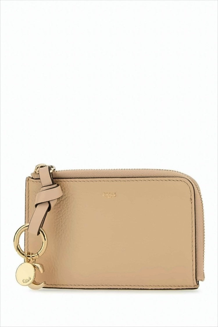 Chloé Rectangular Textured Calf Leather Wallet