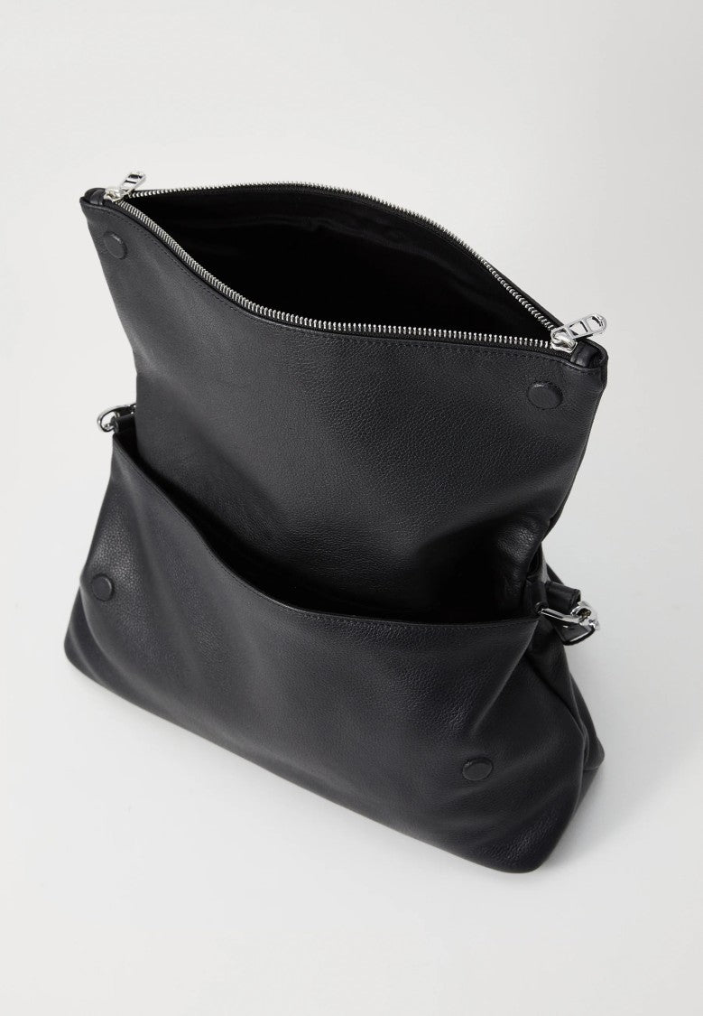 Zadig & Voltaire Rocky Xl Grained Leather Shoulder Bag