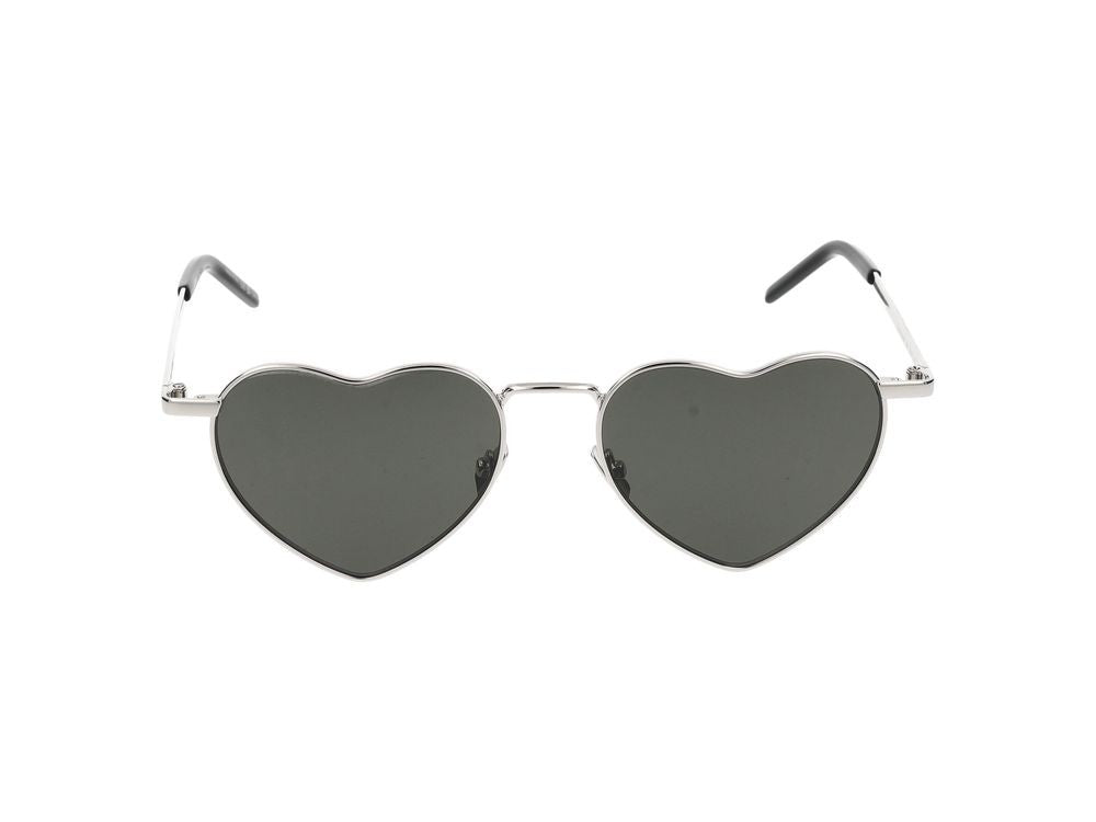 Saint Laurent Sunglasses Saint Laurent Sl 301 Loulou 001 Silver Silver Grey 52/17/145