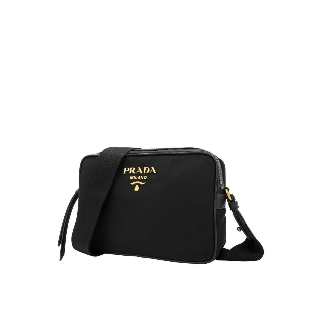 Prada Nylon Camera Bag With Leather Detailing