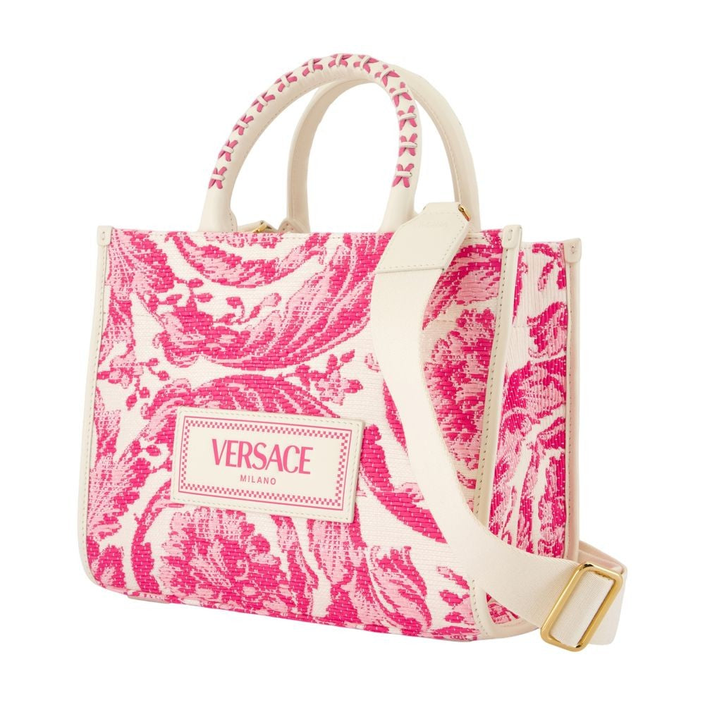 Versace Shopping Bag - Leather - Pink