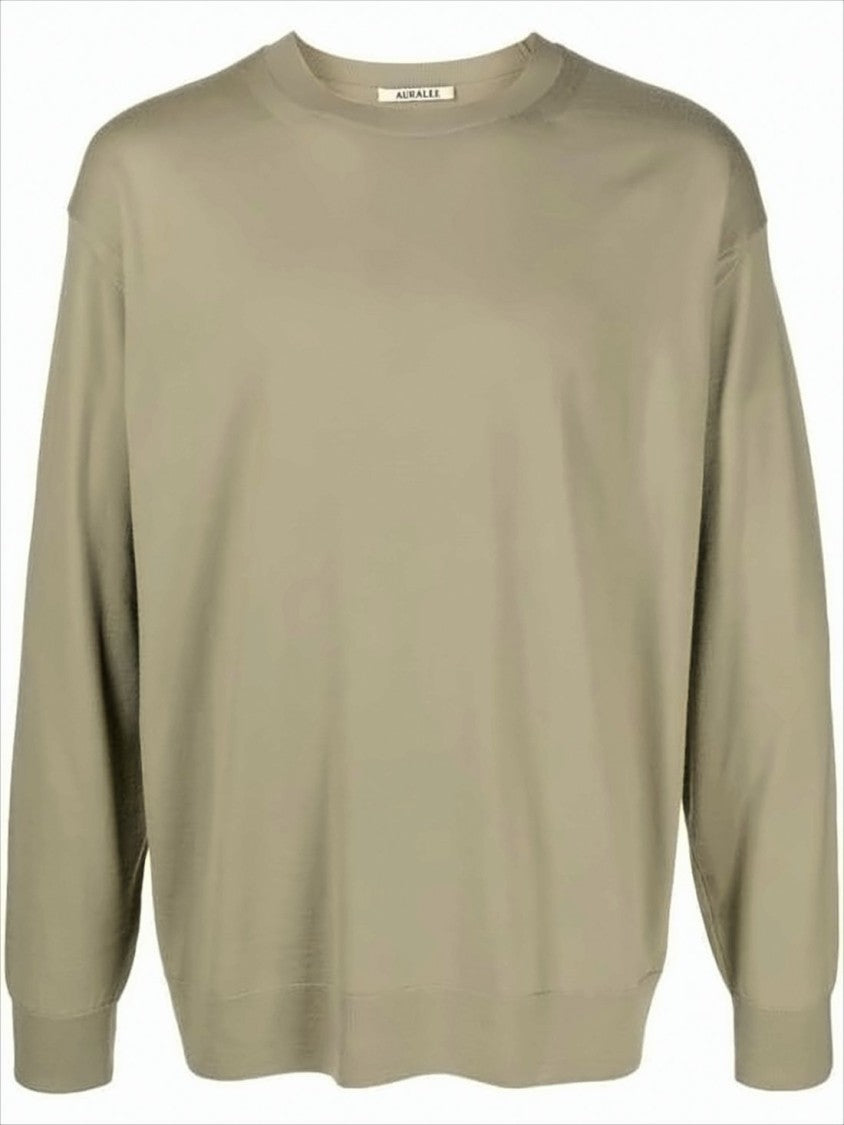 Auralee Wool Sweater With Relaxed Fit