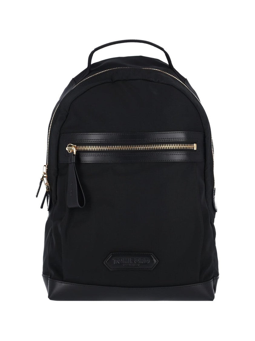 Tom Ford Logo Backpack – Black