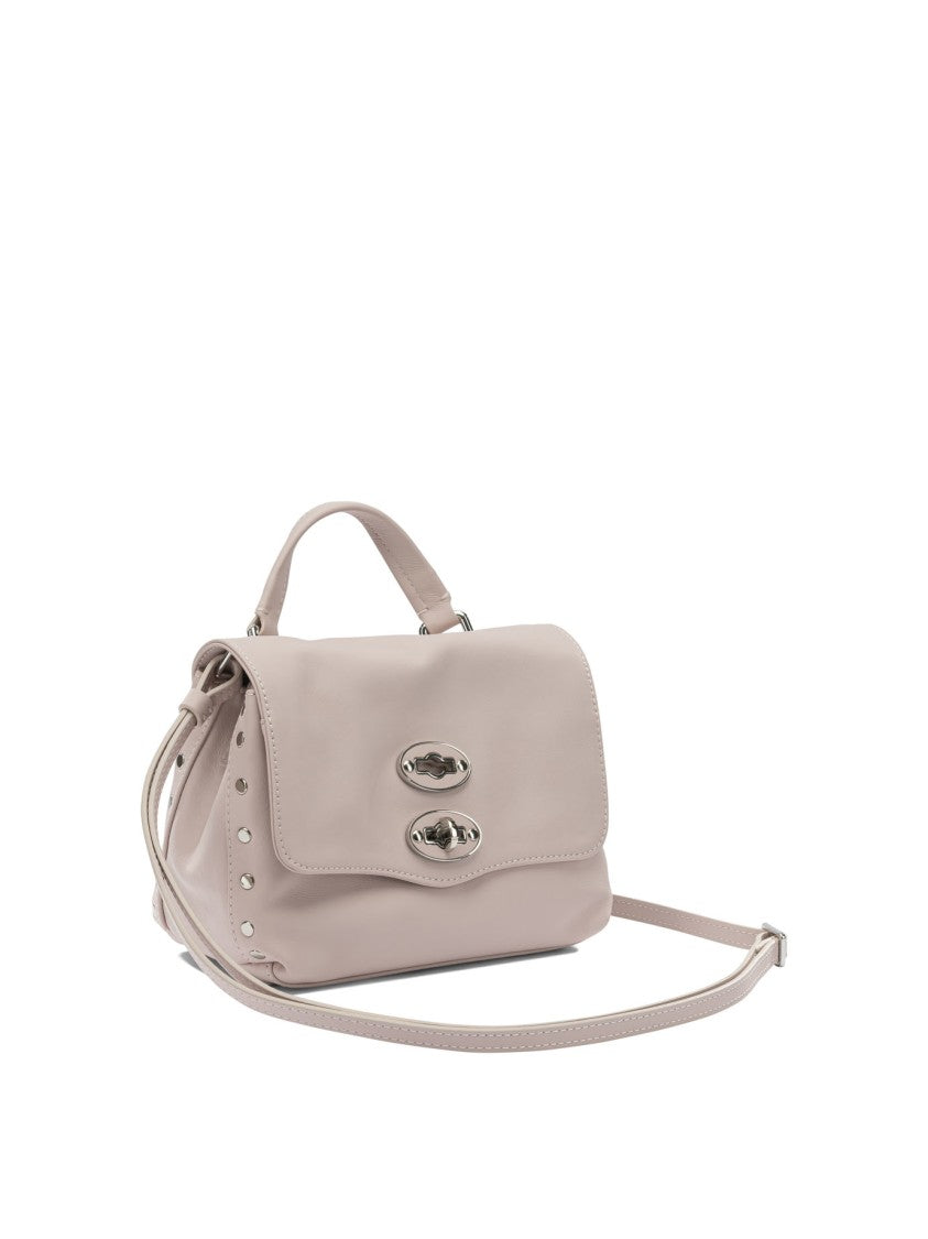 Zanellato Structured Leather Handbag With Turn-Lock Closure