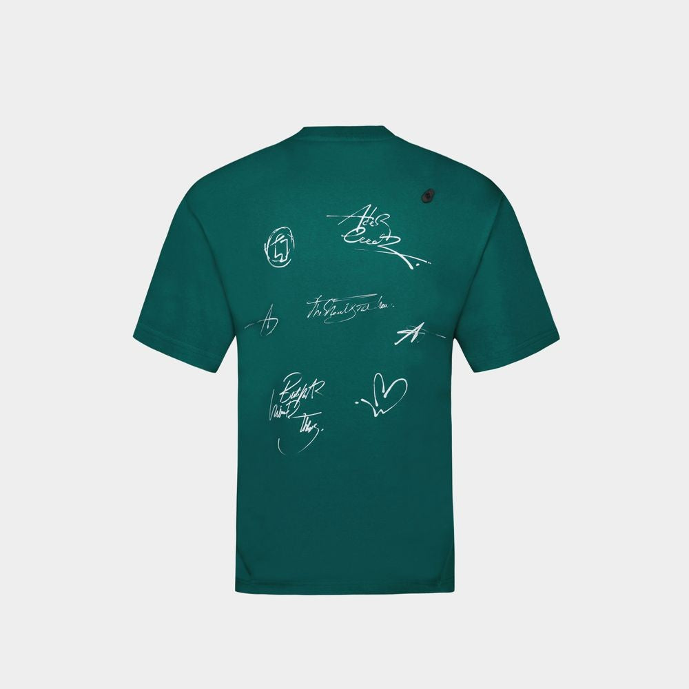 Ader Error T-Shirt - Cotton - Green