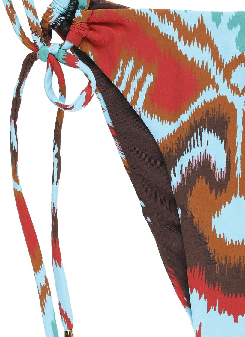 Miss Bikini Triangle Top Bikini With Beaded Embellishments