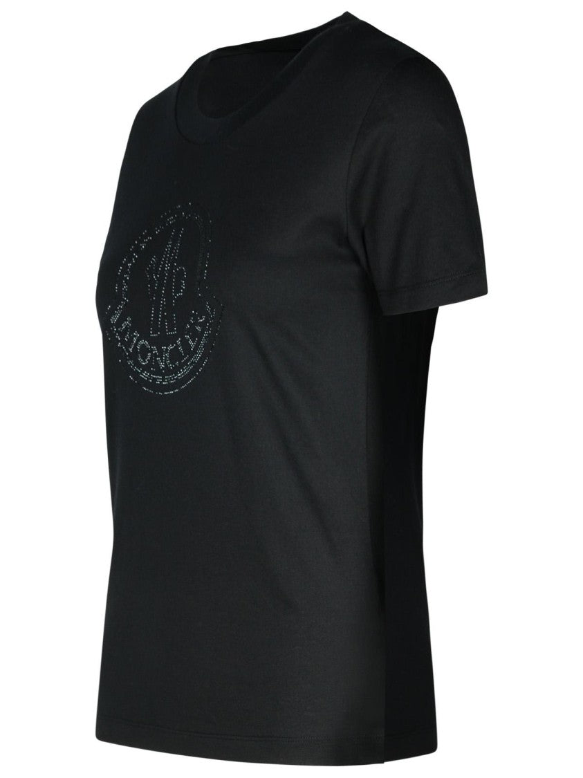 Moncler Black Cotton T-Shirt