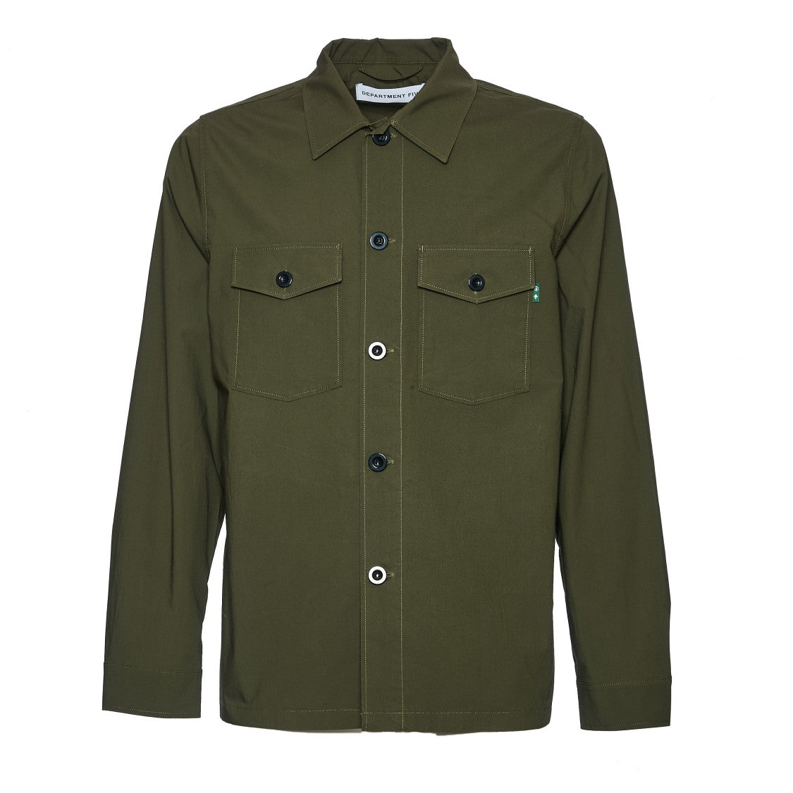 Department Five Front Button Closure Shirt Jacket