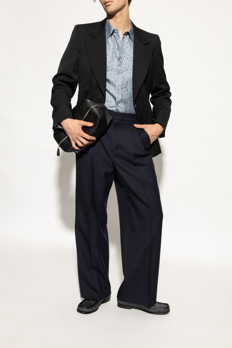 Dolce & Gabbana Elegant Low-Profile Leather And Canvas Loafers