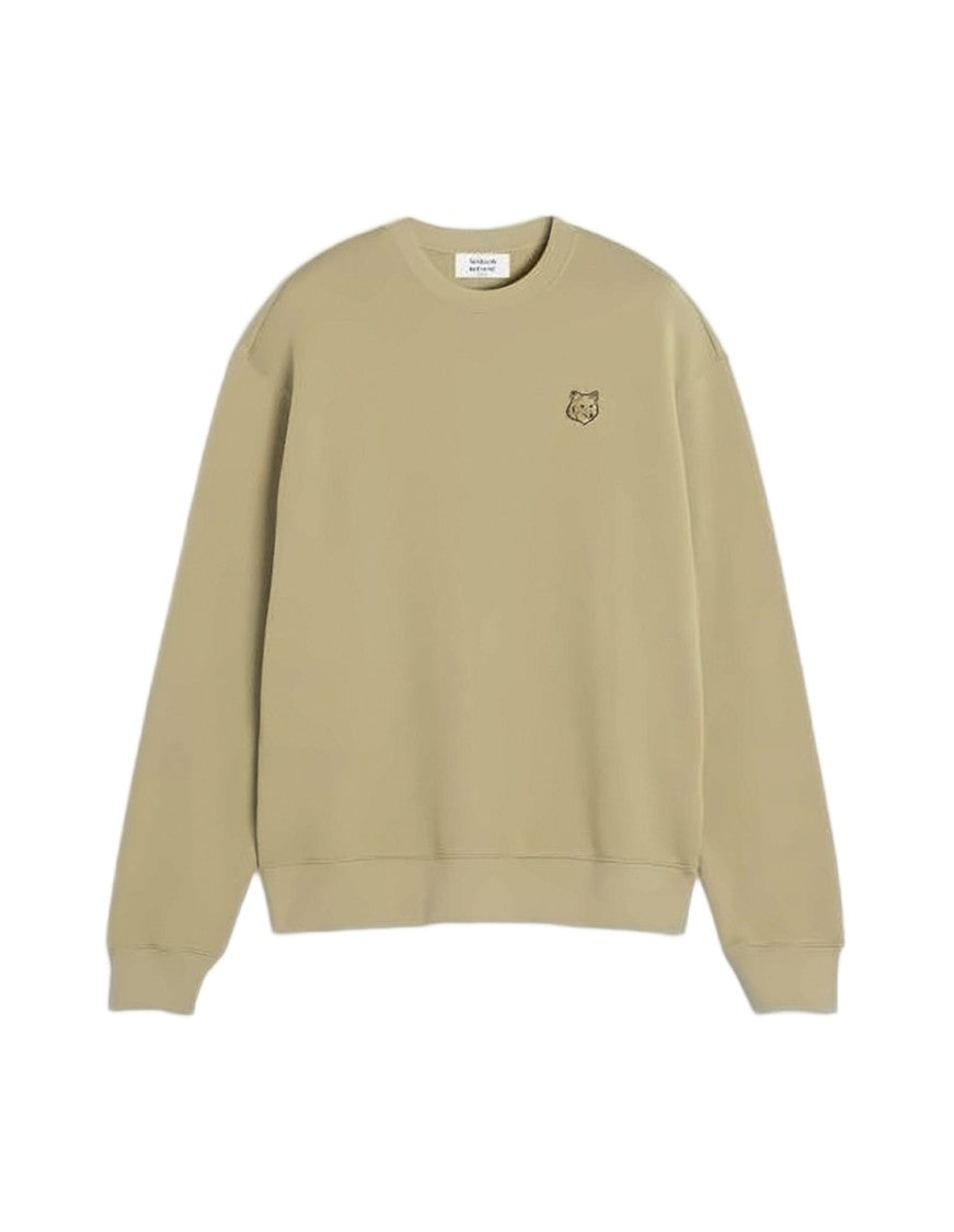 Maison Kitsuné Relaxed Fit Long-Sleeve Crewneck Sweatshirt