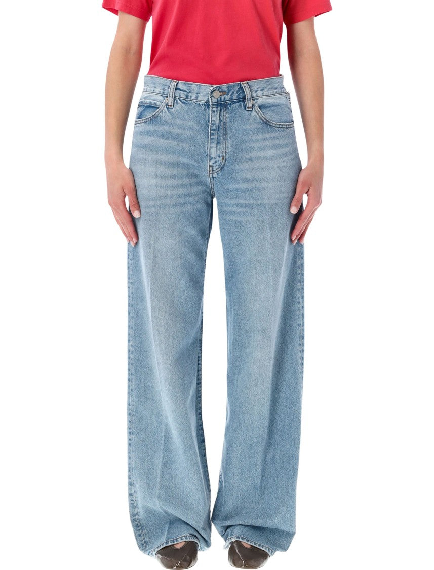 Frame Light Blue The Off Duty Stroll Jeans