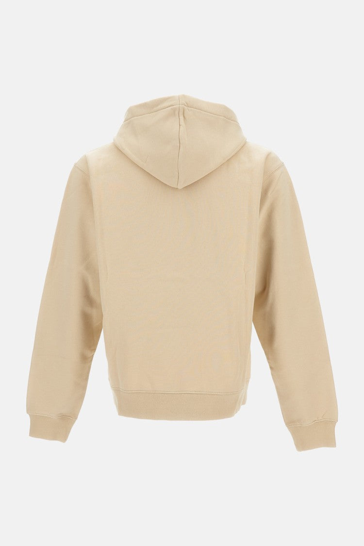 Jacquemus Relaxed Fit Gros Grain Hoodie With Ribbed Cuffs