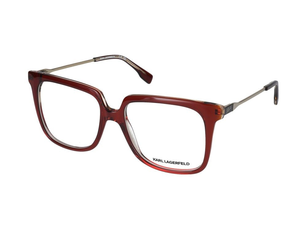 Karl Lagerfeld Eyeglasses Kl6077 805 Orange/Yellow 55/16/140