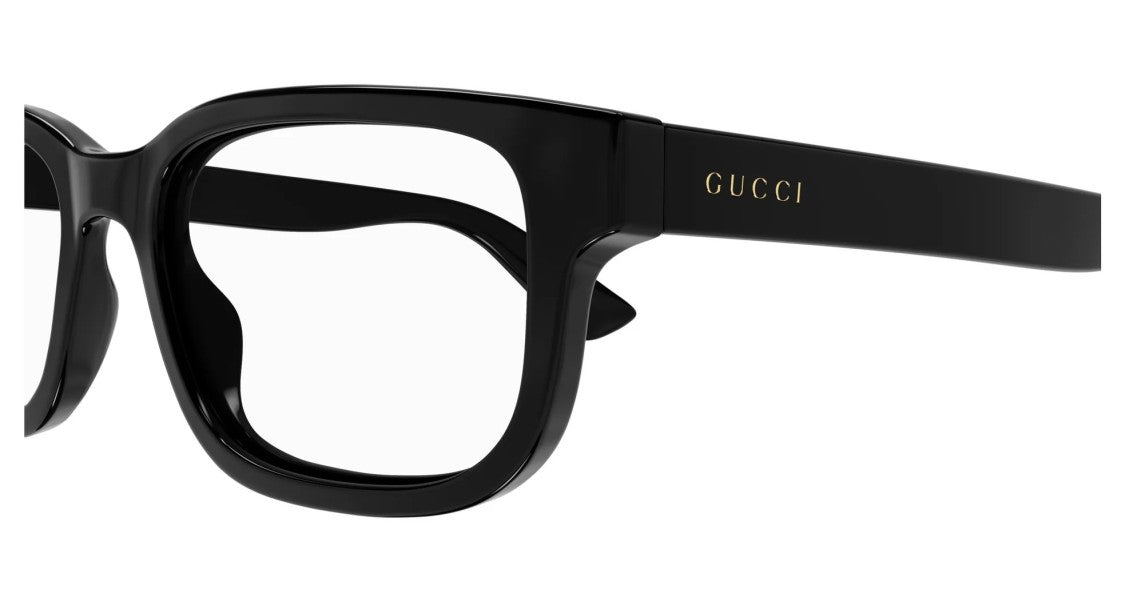 Gucci Eyeglasses Gg1584o 001 Black Black Transparent 53/18/145