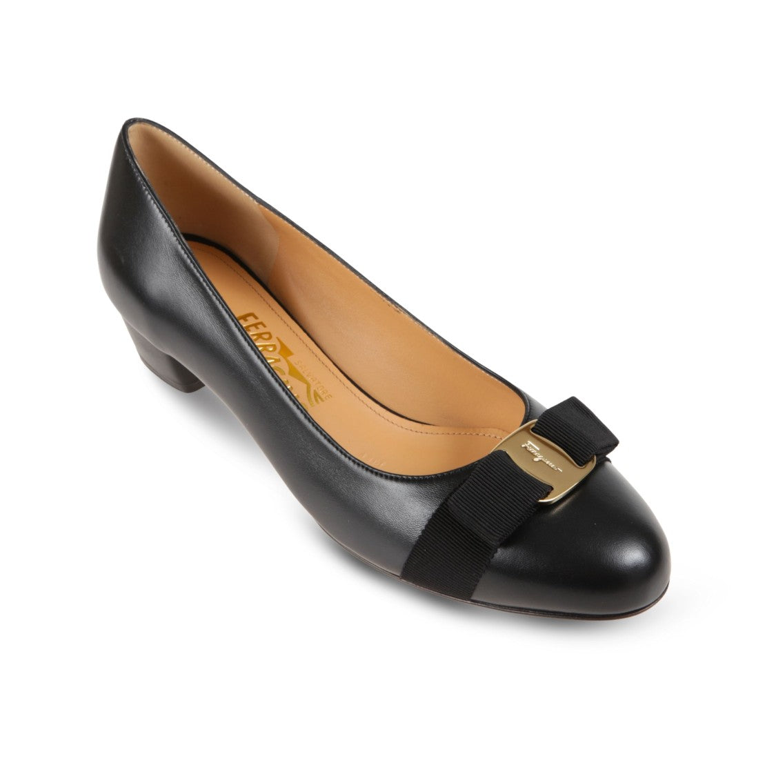 Ferragamo High-Heeled Pumps With Signature Bow Detail