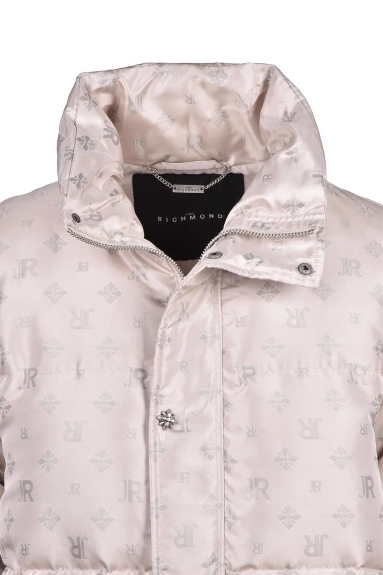Richmond X High Neck Down Jacket - Beige