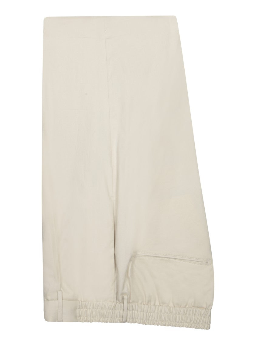 Tagliatore Single-Breasted White Suit With Tailored Trousers