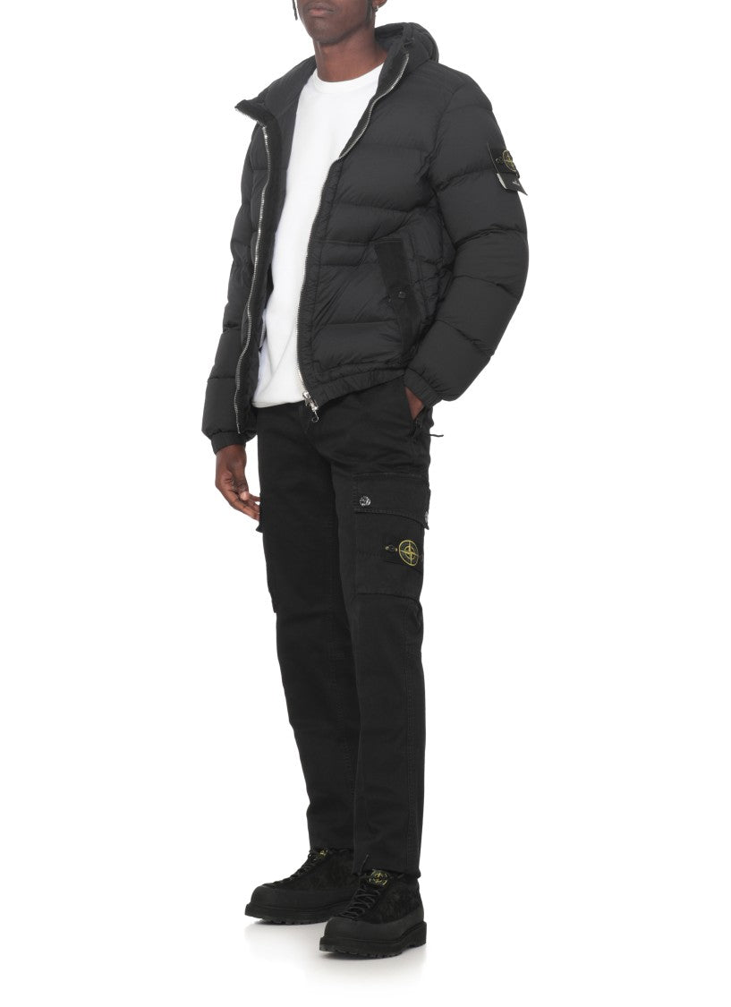 Stone Island Cotton Sweatshirt With Iconic Sleeve Patch