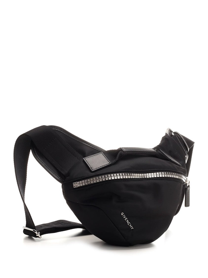 Givenchy Triangular Crossbody Bag With Embossed Branding