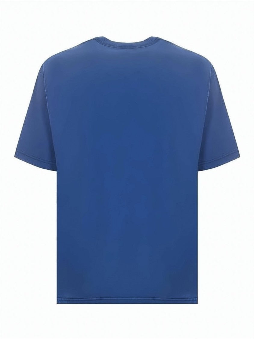 Diesel Crew Neck Graphic Blue T-Shirt
