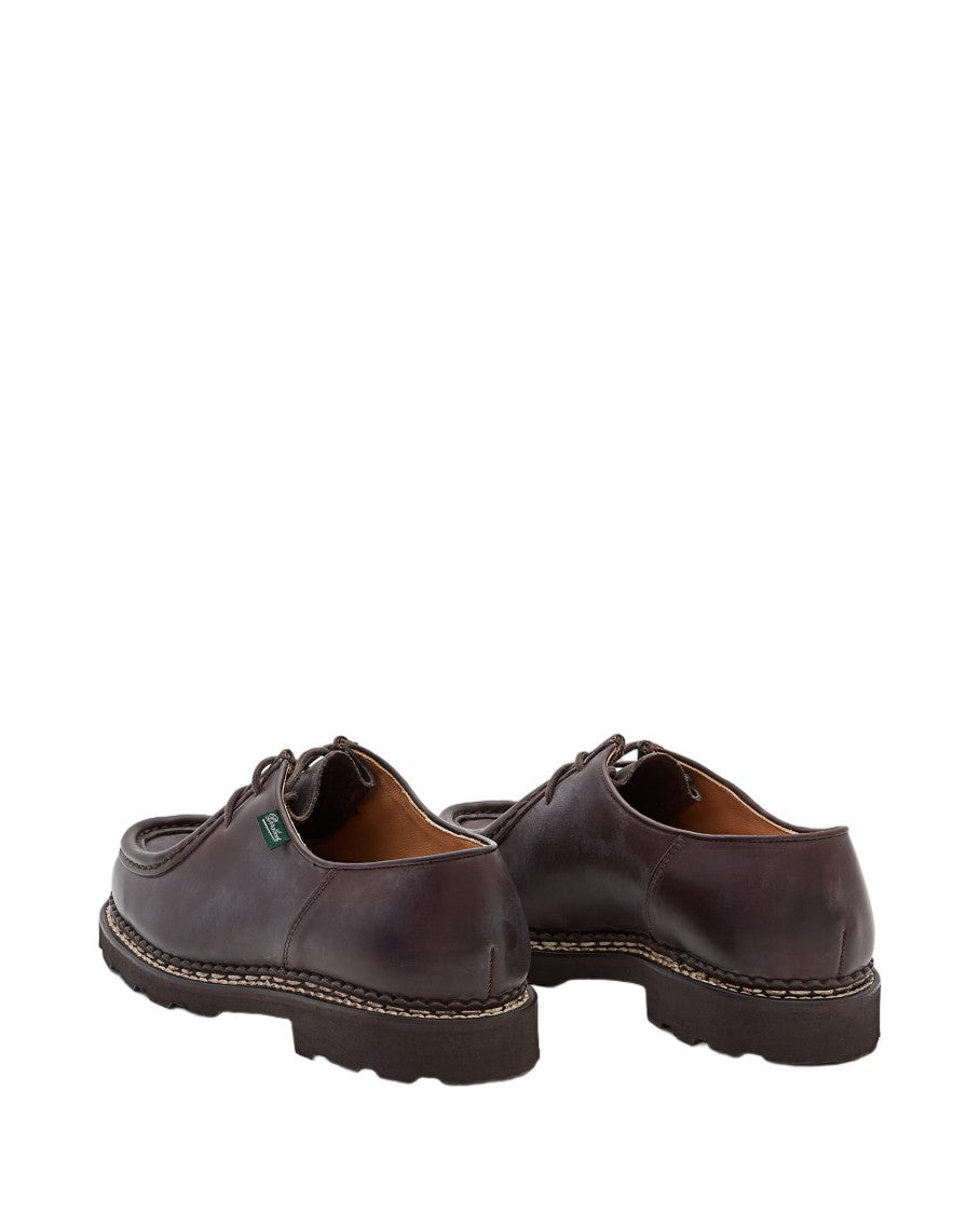 Paraboot Lace-Up Derby Shoes In Vegetable-Tanned Leather