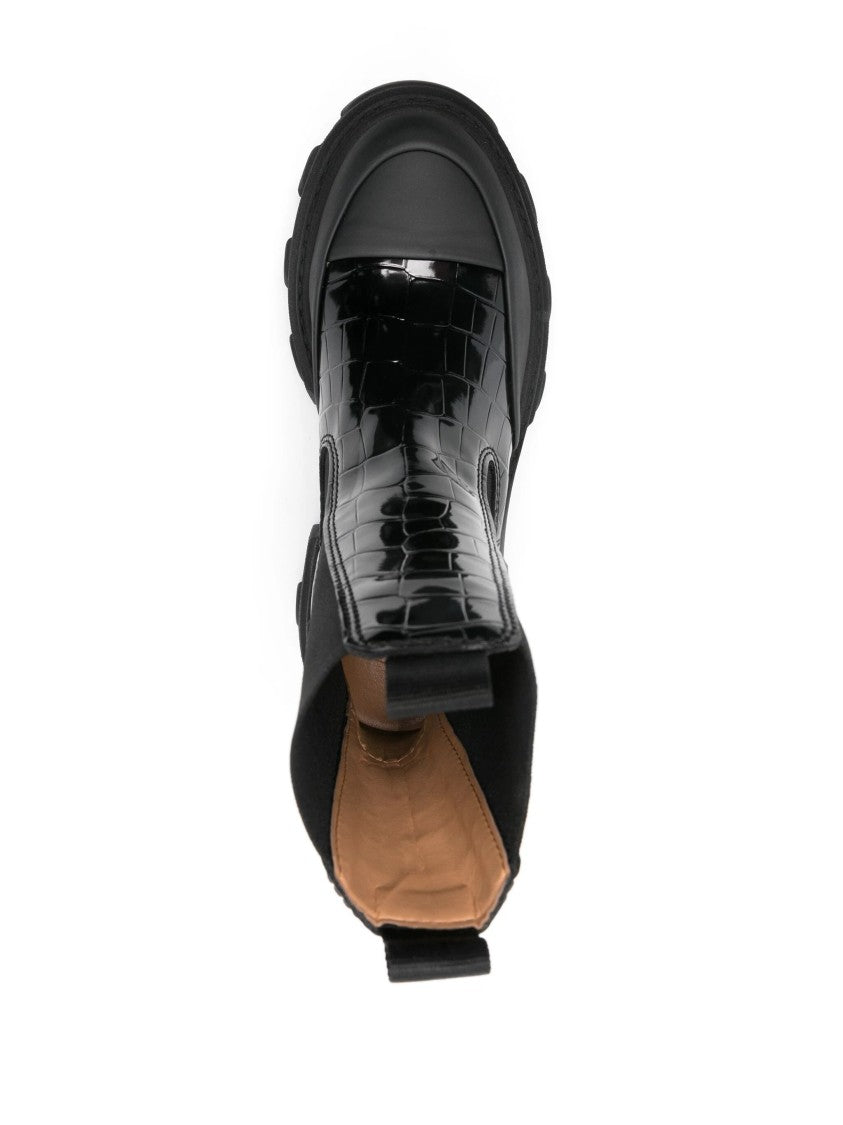 Ganni Mid Shaft Biker Boots