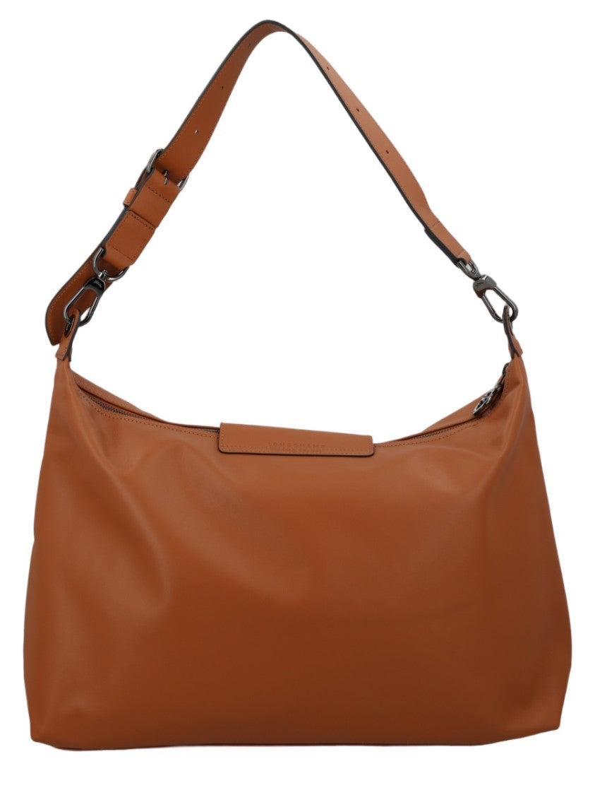 Longchamp Le Pliage Xl Xtra Leather Flap Hobo Bag