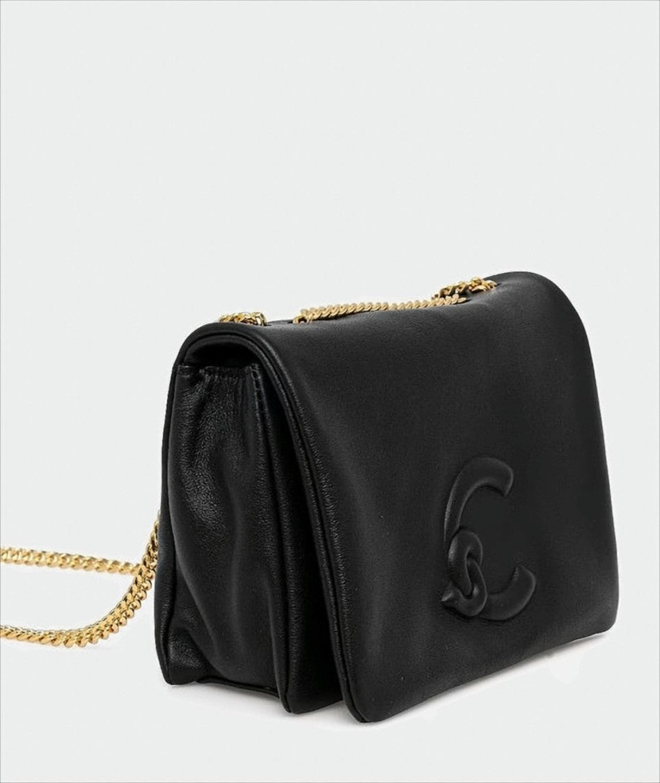 Coccinelle Structured Black Leather Handbag