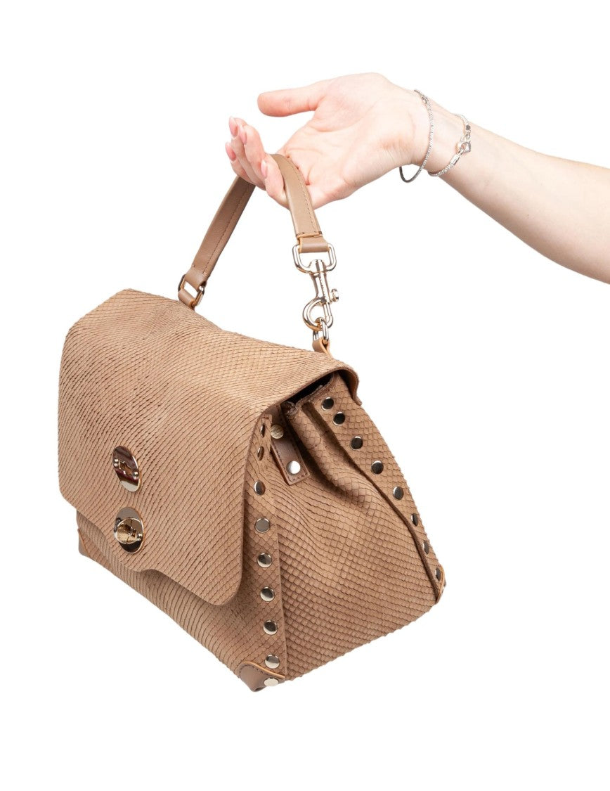 Zanellato Amoretto S Handbag In Beige Leather