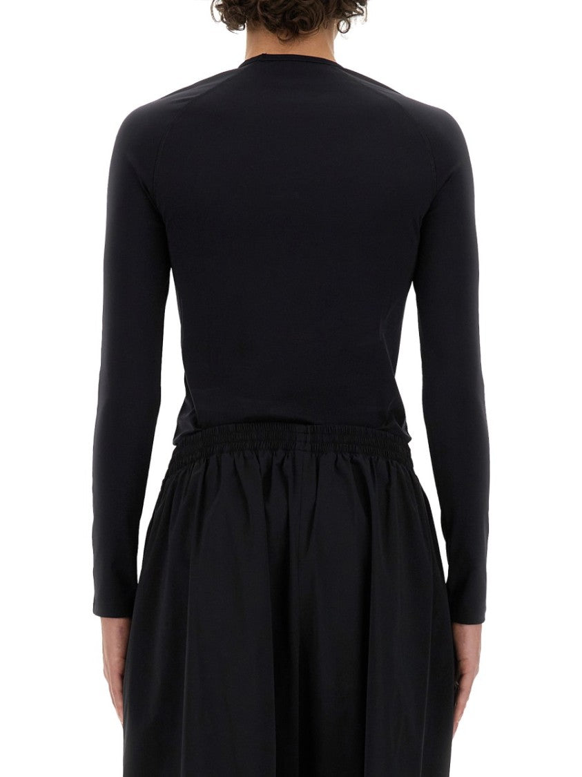 Balenciaga Slim Fit Top With Logo Detail