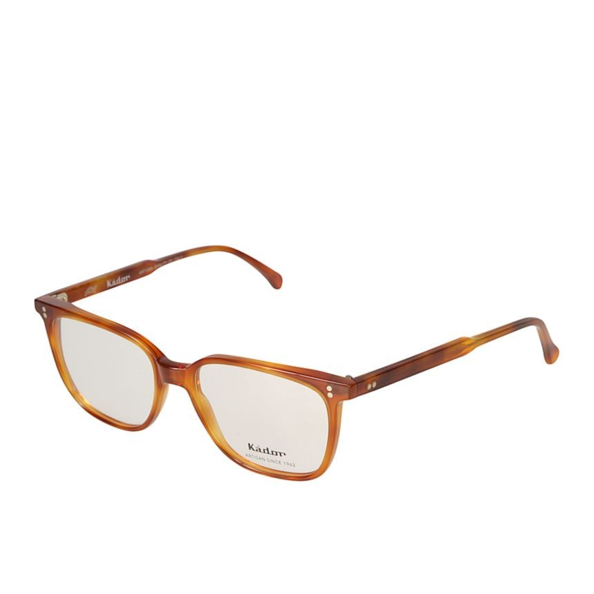 Kador Lait Tortoiseshell Rectangular Eyeglasses With Gradient Accents