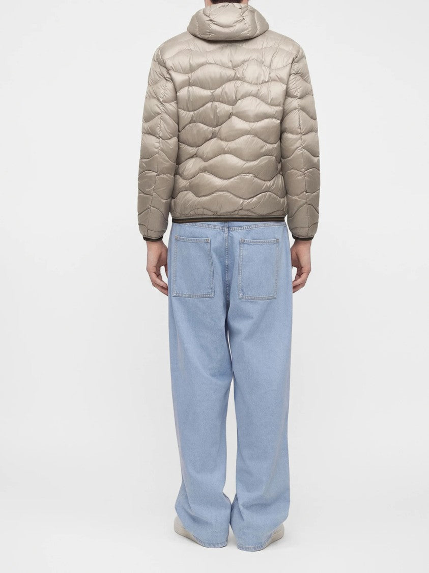 Blauer Quilted Hooded Casual Jacket