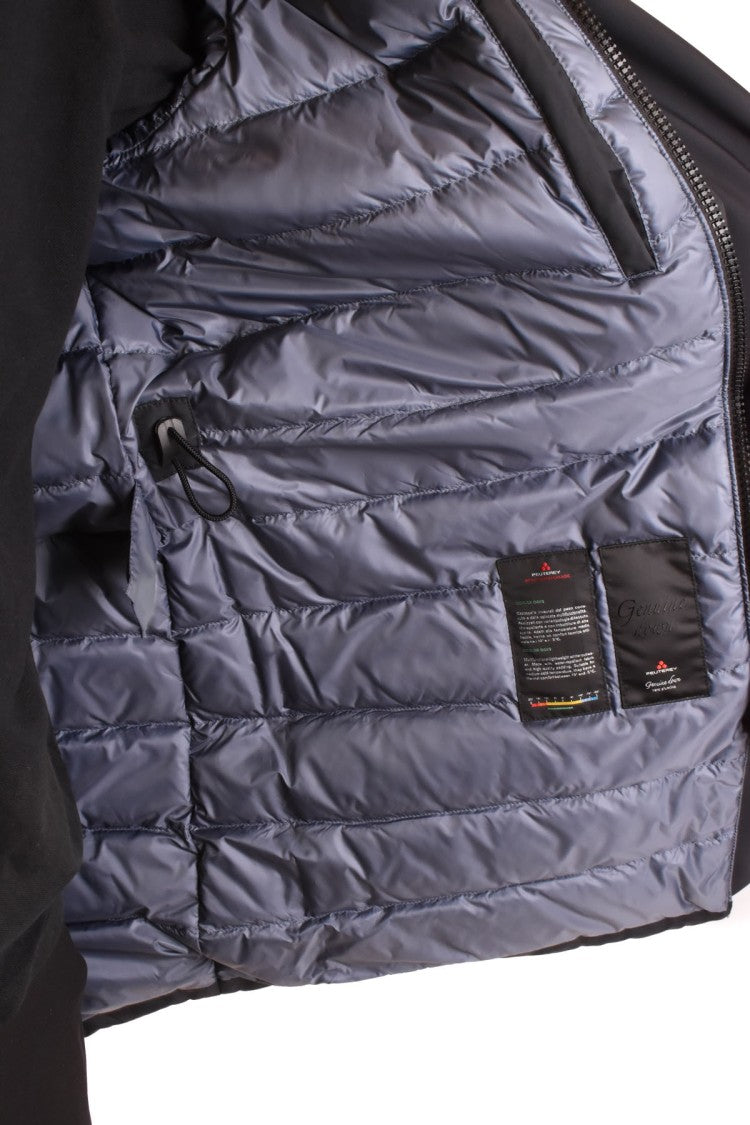 Peuterey Black Nylon Hooded Parka