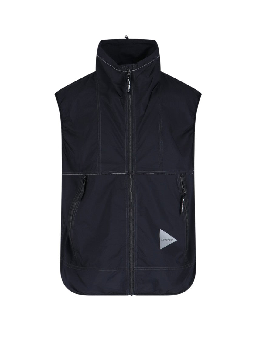 And Wander "Pertex Wind" Gilet – Black