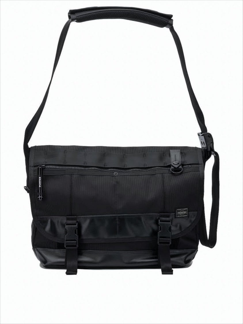 Porter Rectangular Crossbody Bag With Flap