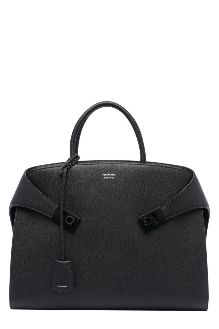 Ferragamo Hug Work Bag – Black