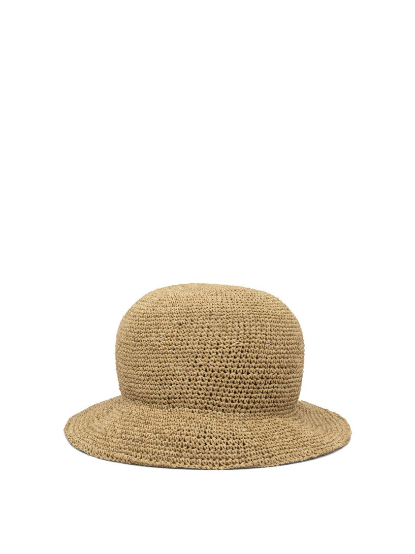 Nonnative Beige Woven Paper Hat