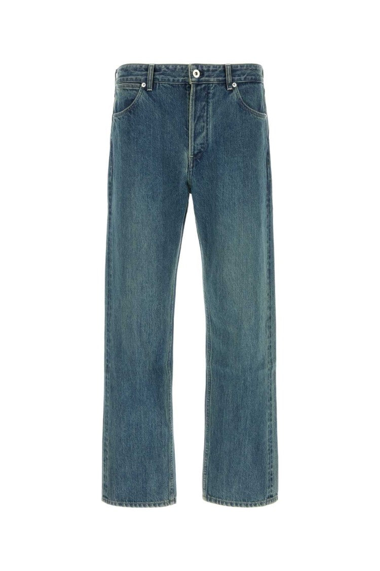 Jil Sander Classic Straight-Leg Denim Jeans With Faded Finish