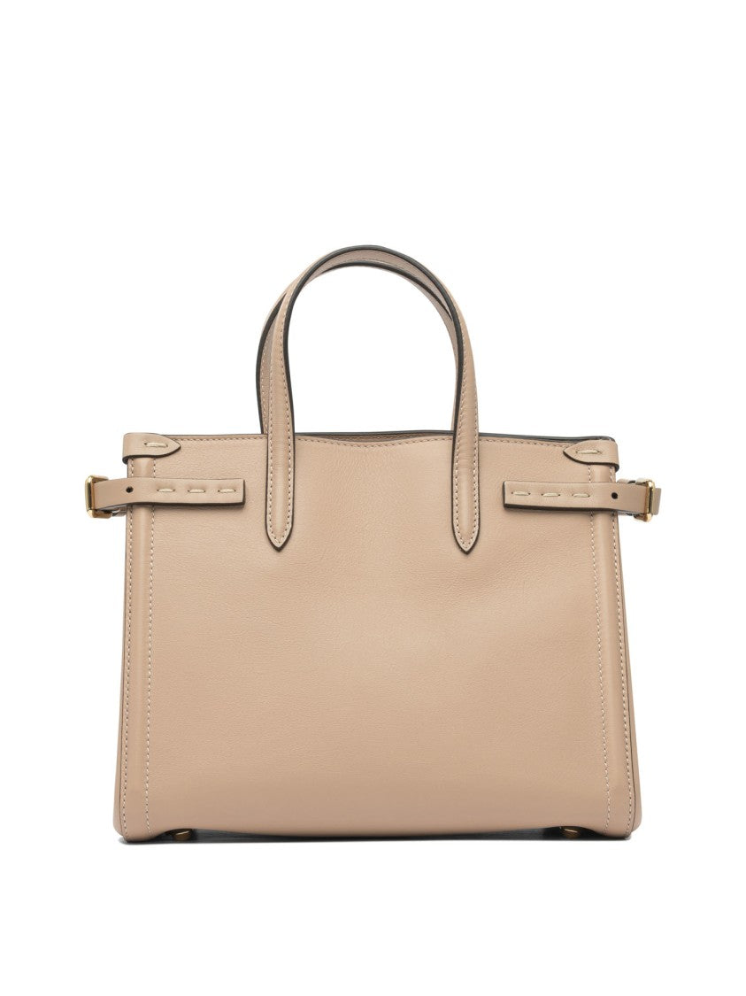 Valentino Garavani Structured Shoulder Bag With Dual Handles