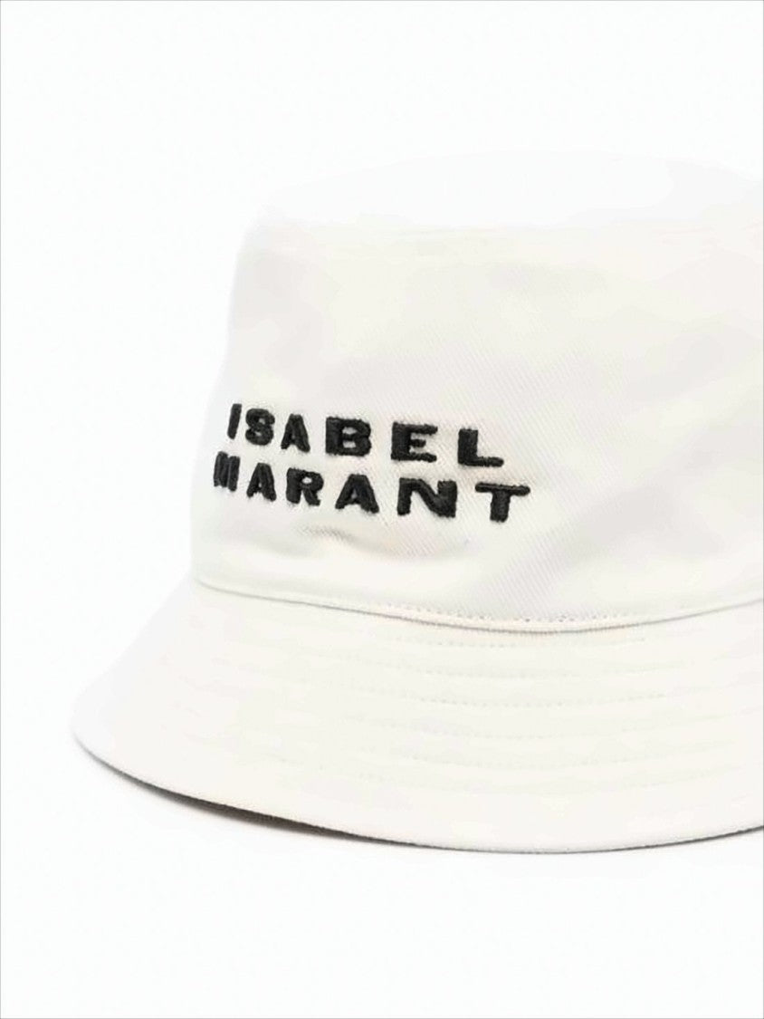 Isabel Marant Bucket Hat With Embroidered Text