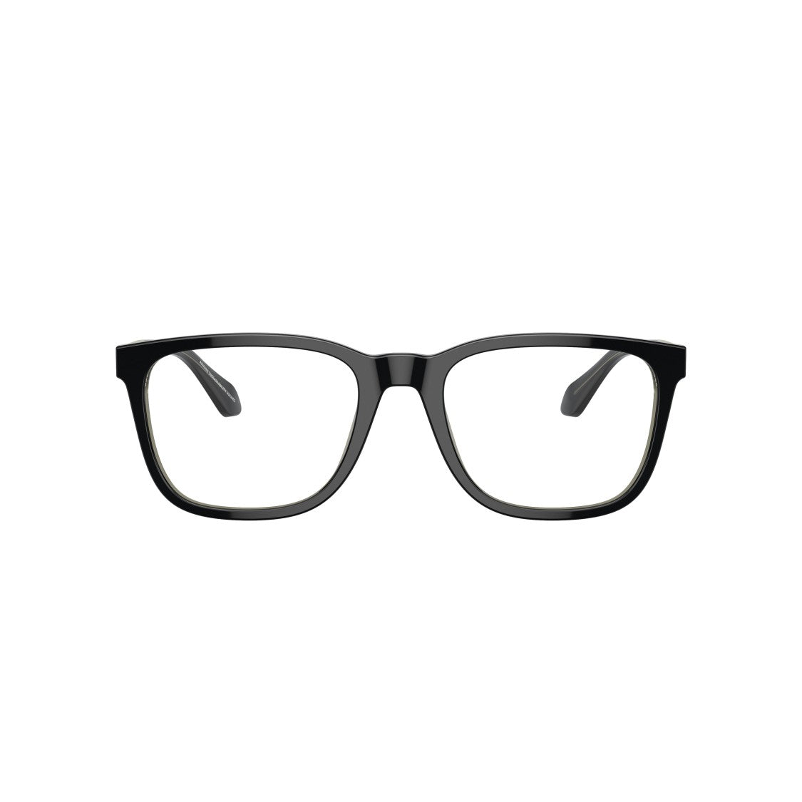 Giorgio Armani 0Ar7255 Rectangular Acetate Eyeglasses With Translucent Arms